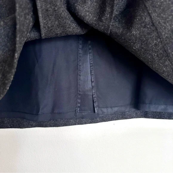 Banana Republic Wool Blend Charcoal Gray A-Line Skirt Size 10 - Picture 4 of 6